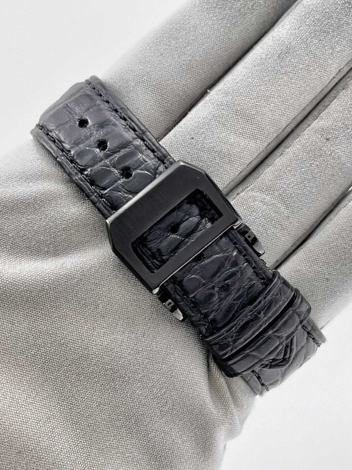 Cartier Santos Dumont 18k White Gold Manual Wind 2651 Aftermarket Diamonds l