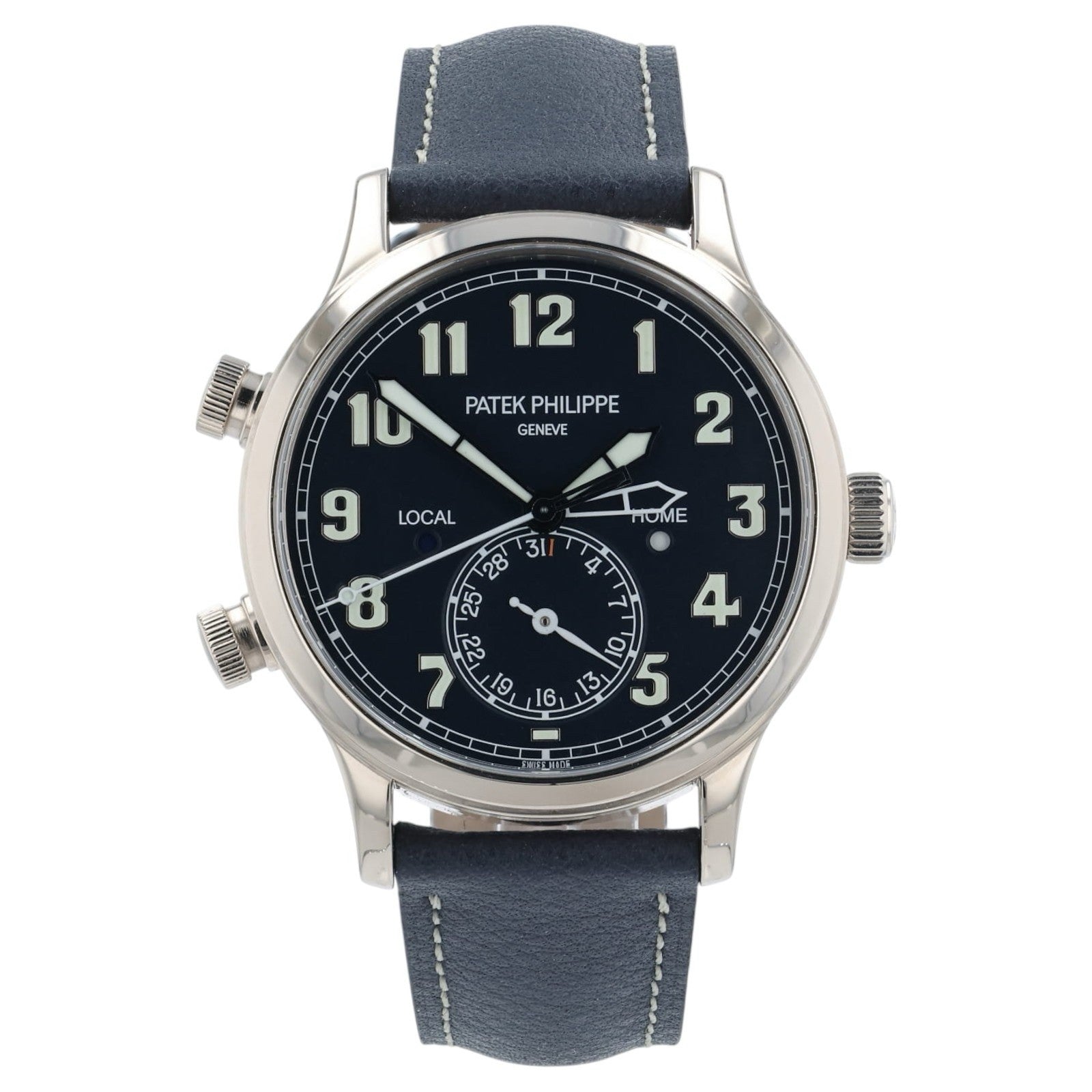 Patek Philippe Calatrava Blue Dial 18k White Gold 42mm Automatic Men’s 5524G-001