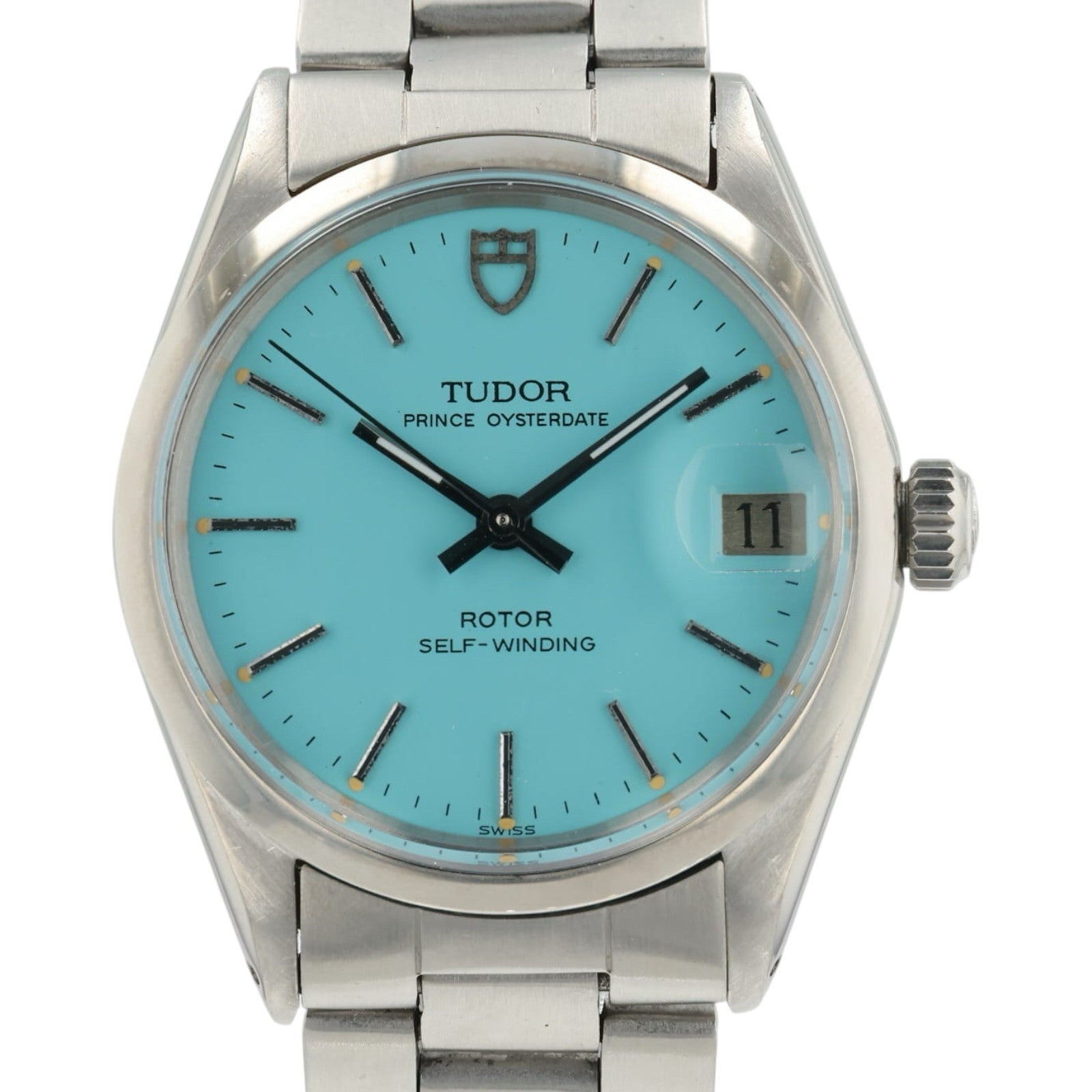 Tudor Prince Oysterdate Light Blue Dial Steel 32mm Automatic Ladies Watch 74300