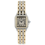 Cartier Panthere 3 Row Silver Dial Steel 23mm Quartz Women's Watch 1057917