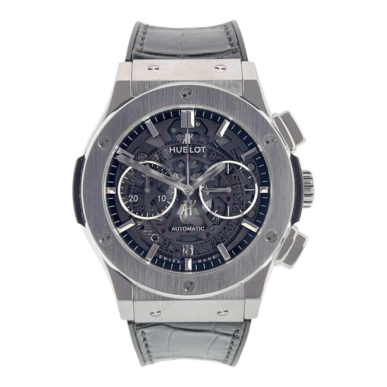 Hublot Classic Fusion Aerofusion Titanium Skeleton 45mm Watch 525.NX.0170.LR