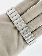 Cartier Santos Galbee Stainless Steel Silver Dial 29mm Quartz Men's Watch 1564