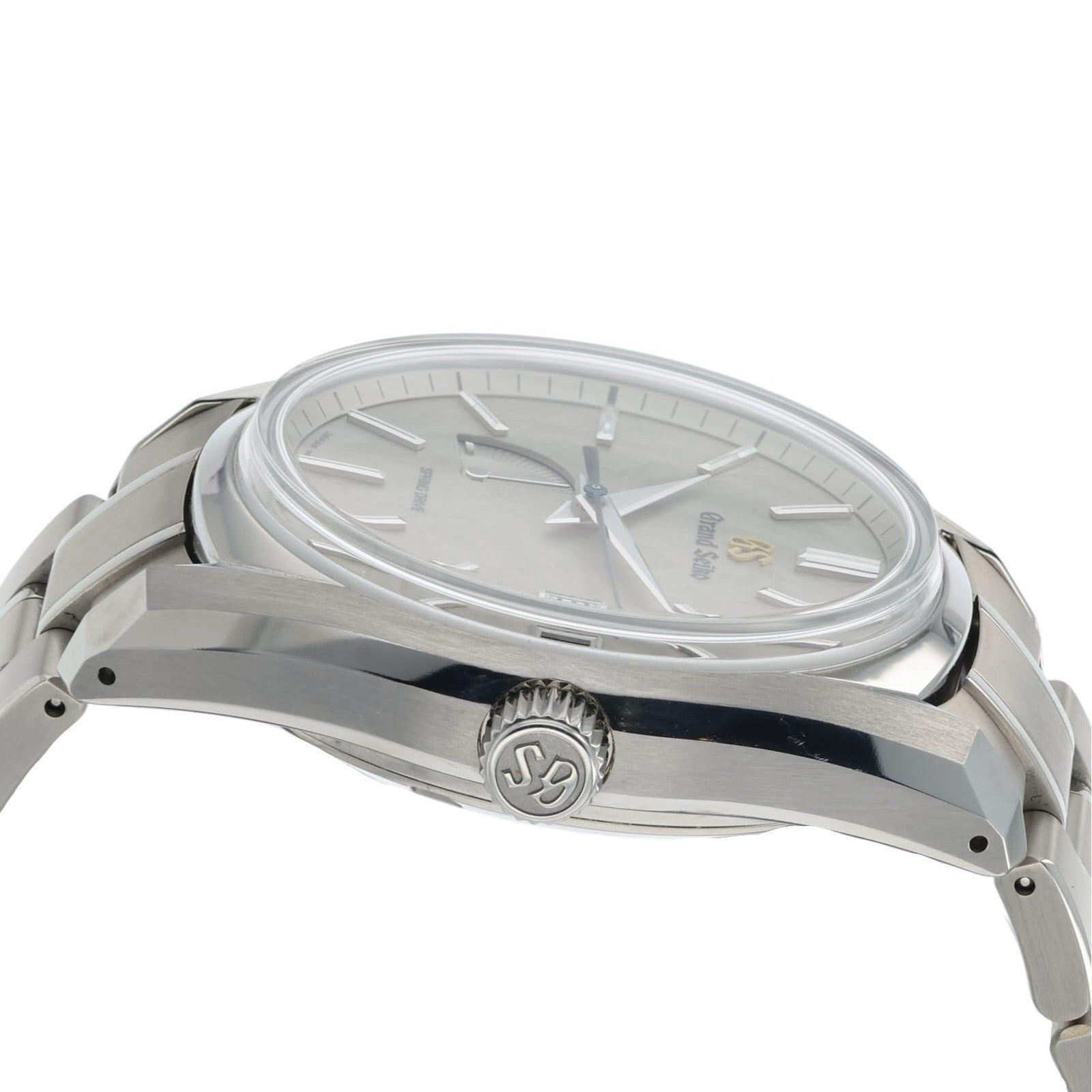 Grand Seiko Winter Grey Dial Titanium 40mm Automatic Movement Mens Watch SBG415