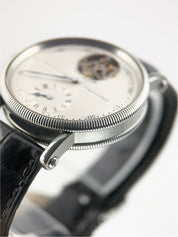 Chronoswiss Regulateur Tourbillon Steel Silver Dial 38mm Manual Wind Mens CH3123