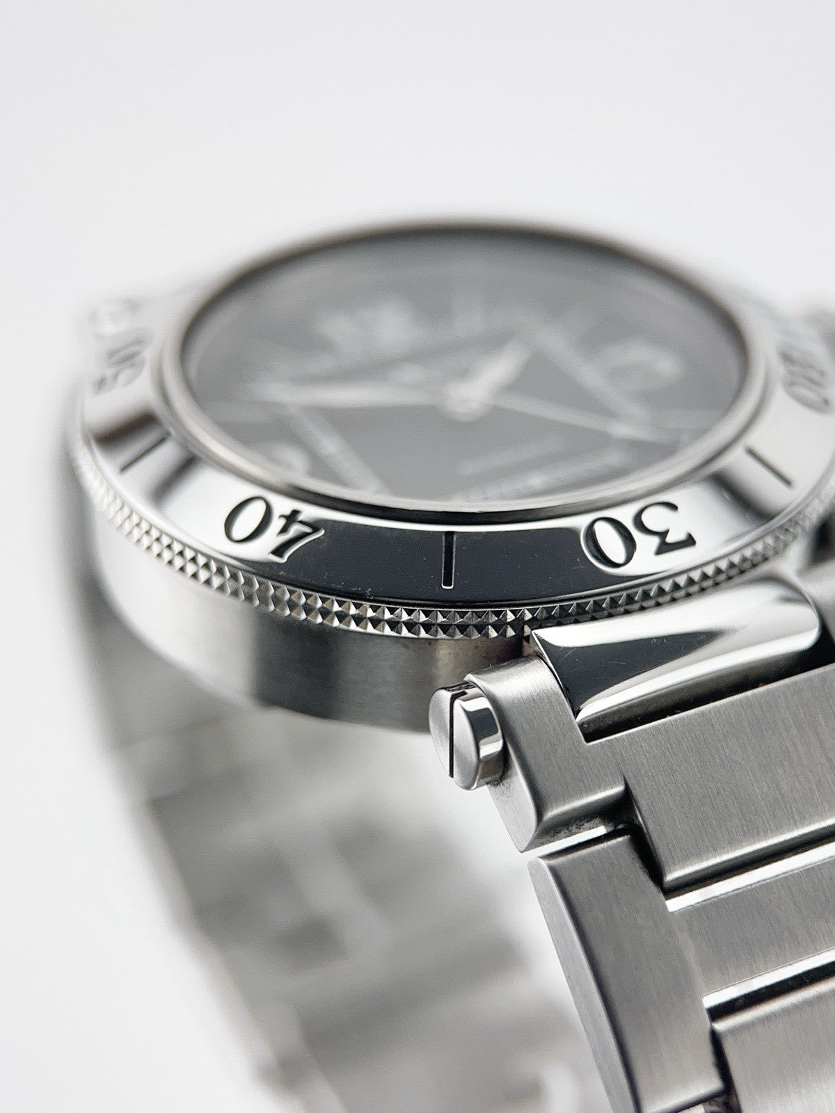 Cartier Pasha Seatimer Stainless Steel Black Dial 40mm Automatic Men’s W31077M7