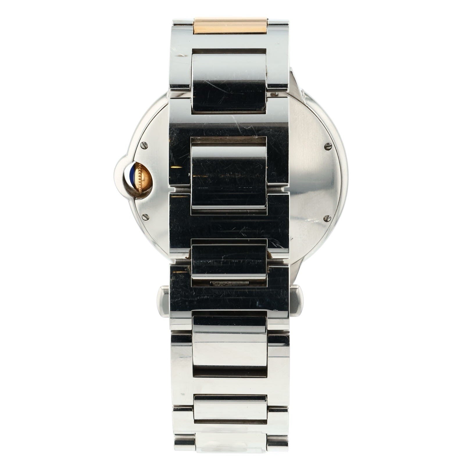 Cartier Ballon Bleu Gold & Steel Brown Dial 42mm Automatic Mens Watch W6920032