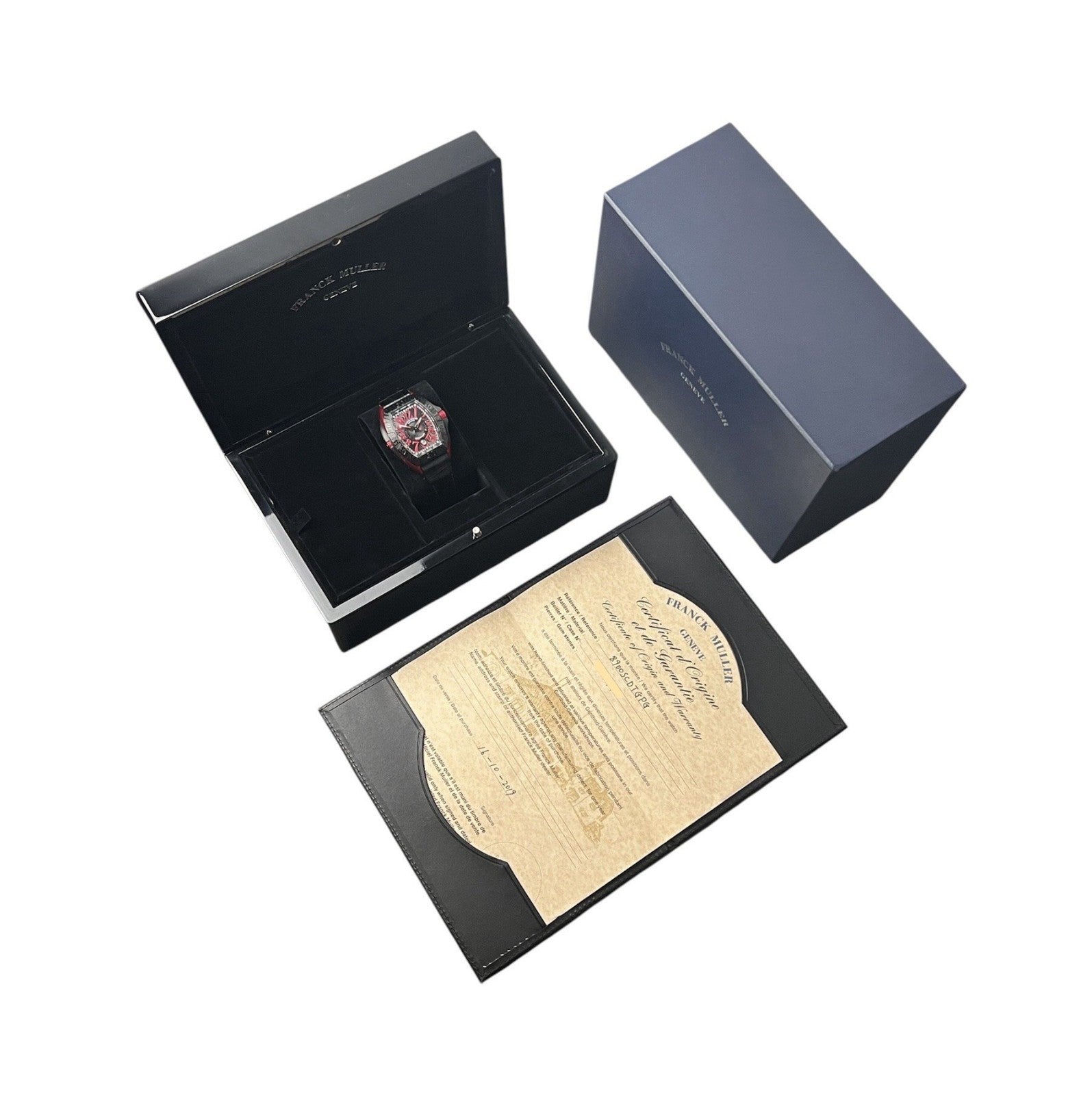 Franck Muller Conquistador Grand Prix Black Dial Titanium 38mm 8900 SC DT GPG