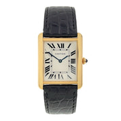 Cartier Tank Solo 18k Yellow Gold and Steel 27mm Quartz Unisex Watch 3167