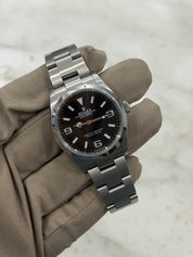 2022 Rolex Explorer Steel Black 36mm Automatic Men’s Watch 124270 - Box/Papers