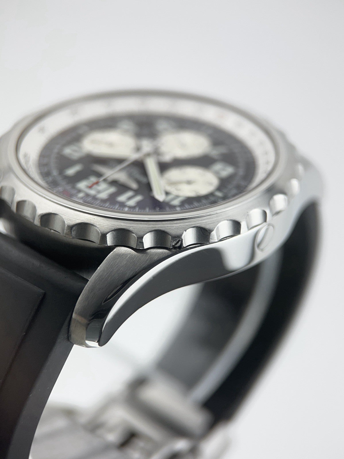 Breitling Chronospace Stainless Steel Black Dial 46mm Automatic Mens A23360