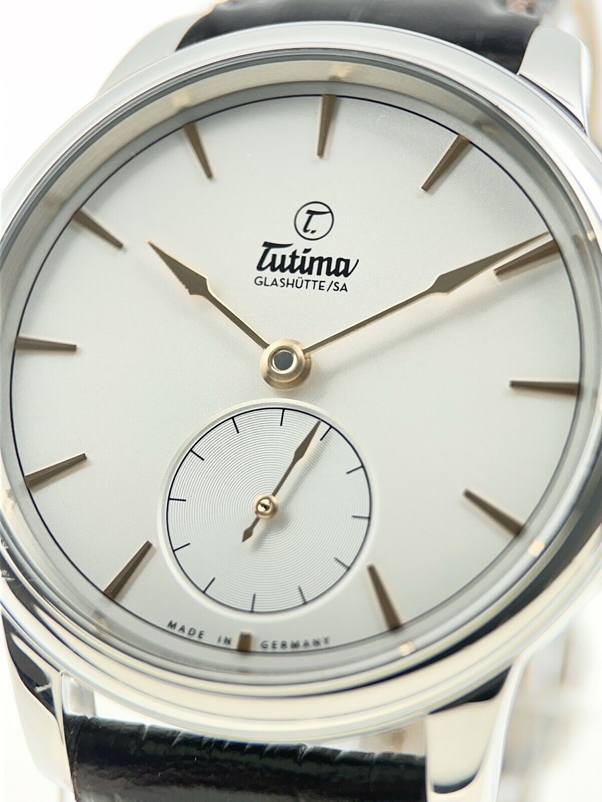 Tutima Patria Stainless Steel White 43mm Manual Wind Men’s Watch 6610-03