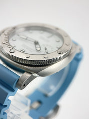 Panerai Submersible Stainless Steel White Dial 44mm Automatic Mens PAM01226