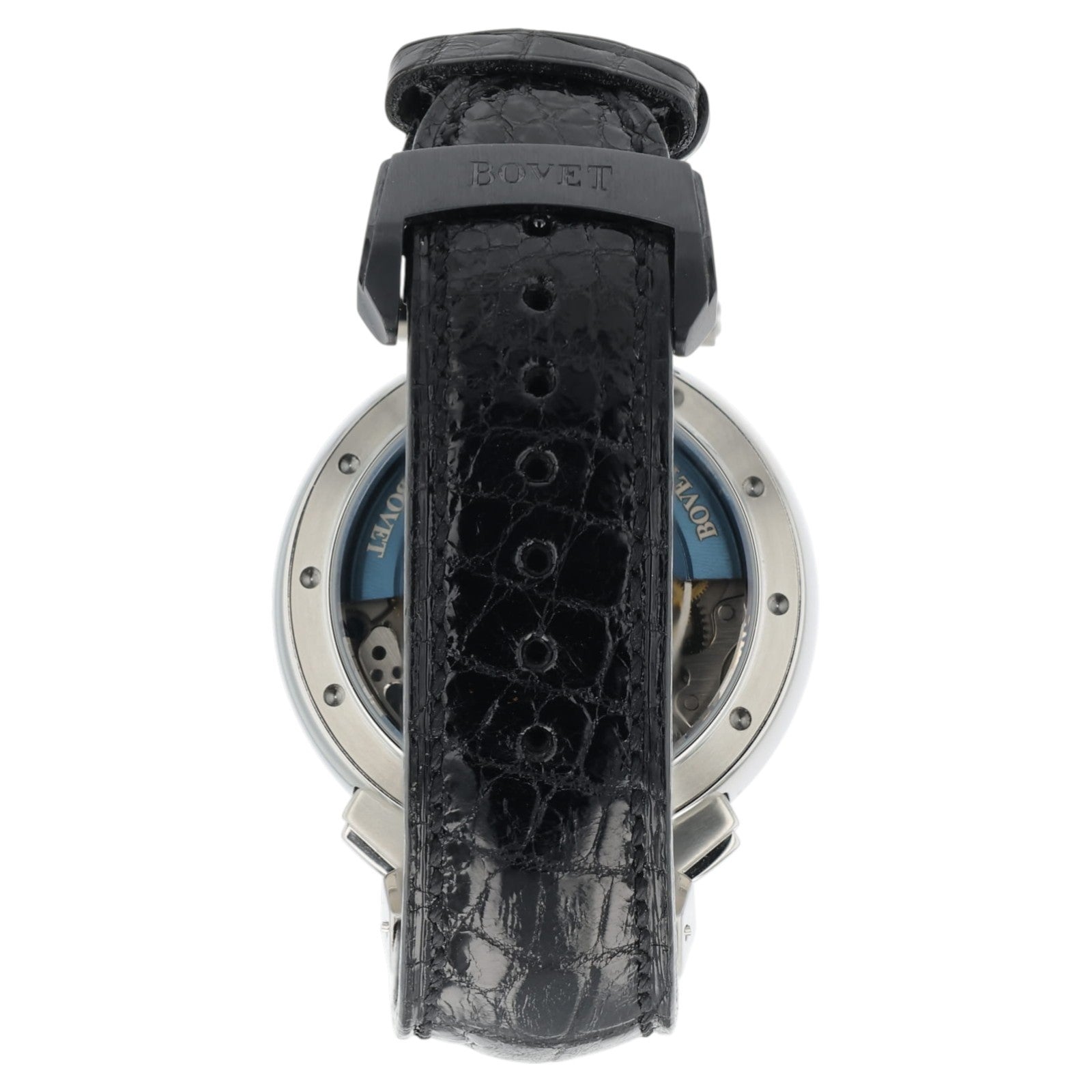 NEW 2025 Bovet Sportster Diamond Bezel Steel Blue Dial 40mm Auto Watch SP0187