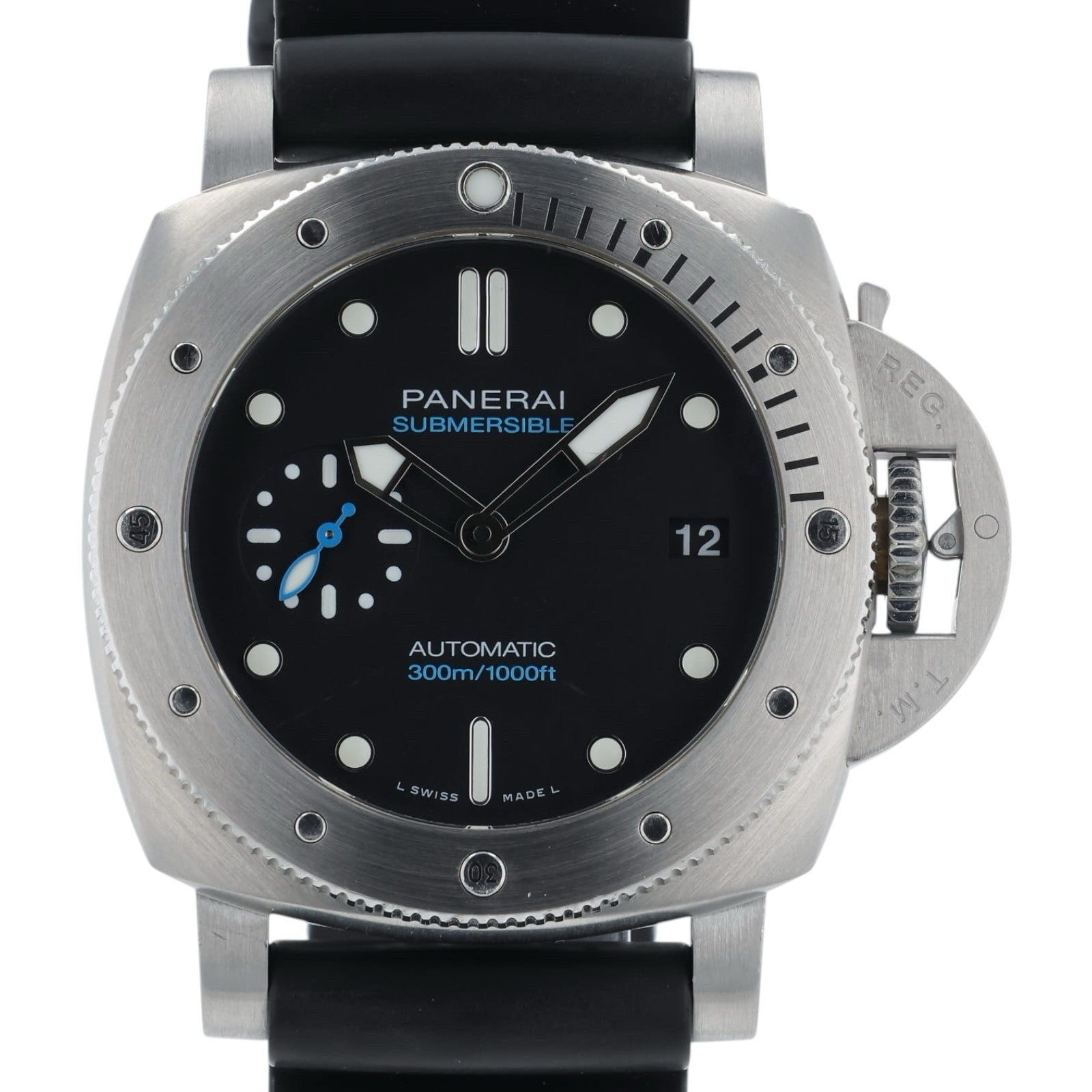 Panerai Submersible Black Dial 42mm Automatic  Movement Men’s Watch PAM00973