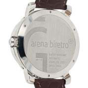 Gerald Genta Arena Bi Retro Steel Carbon Dial 46mm Automatic Mens Watch BSP.Y.10