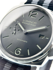 Panerai Luminor Due Stainless Steel Grey Dial 42mm Automatic Mens Watch PAM00904