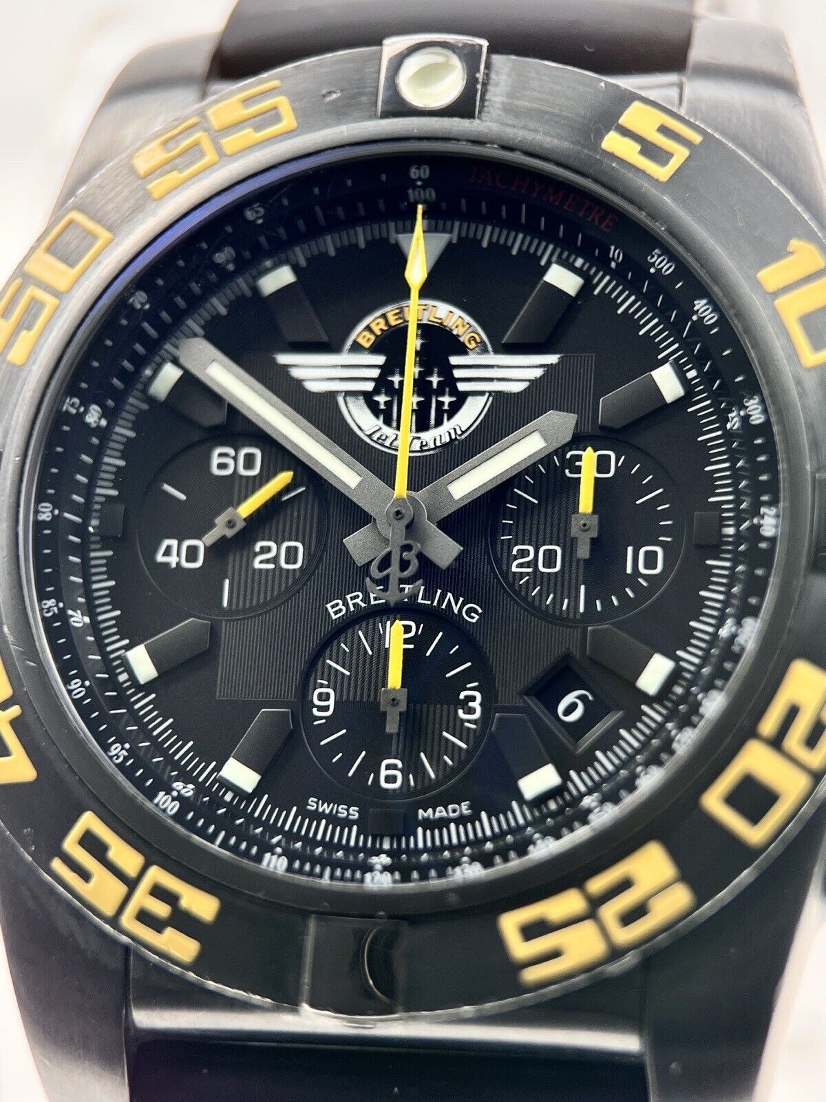 Breitling Chronomat PVD MB0110 Jet Team Limited Edition Automatic 44mm B&P