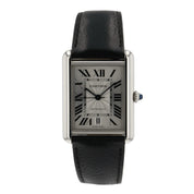 Cartier Tank Stainless Steel Silver Dial 31mm Automatic Men's Watch WSTA0040