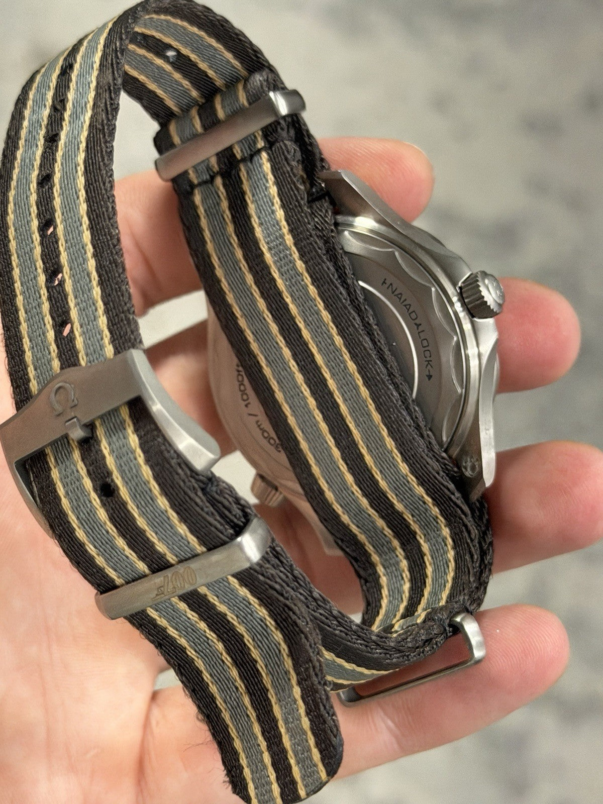 Omega Seamaster NTTD James Bond 007 No Time To Die Watch - 210.92.42.20.01.001