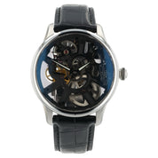 Maurice Lacroix Stainless Steel Skeleton Dial 43mm Manual Wind Mens Watch MP7228