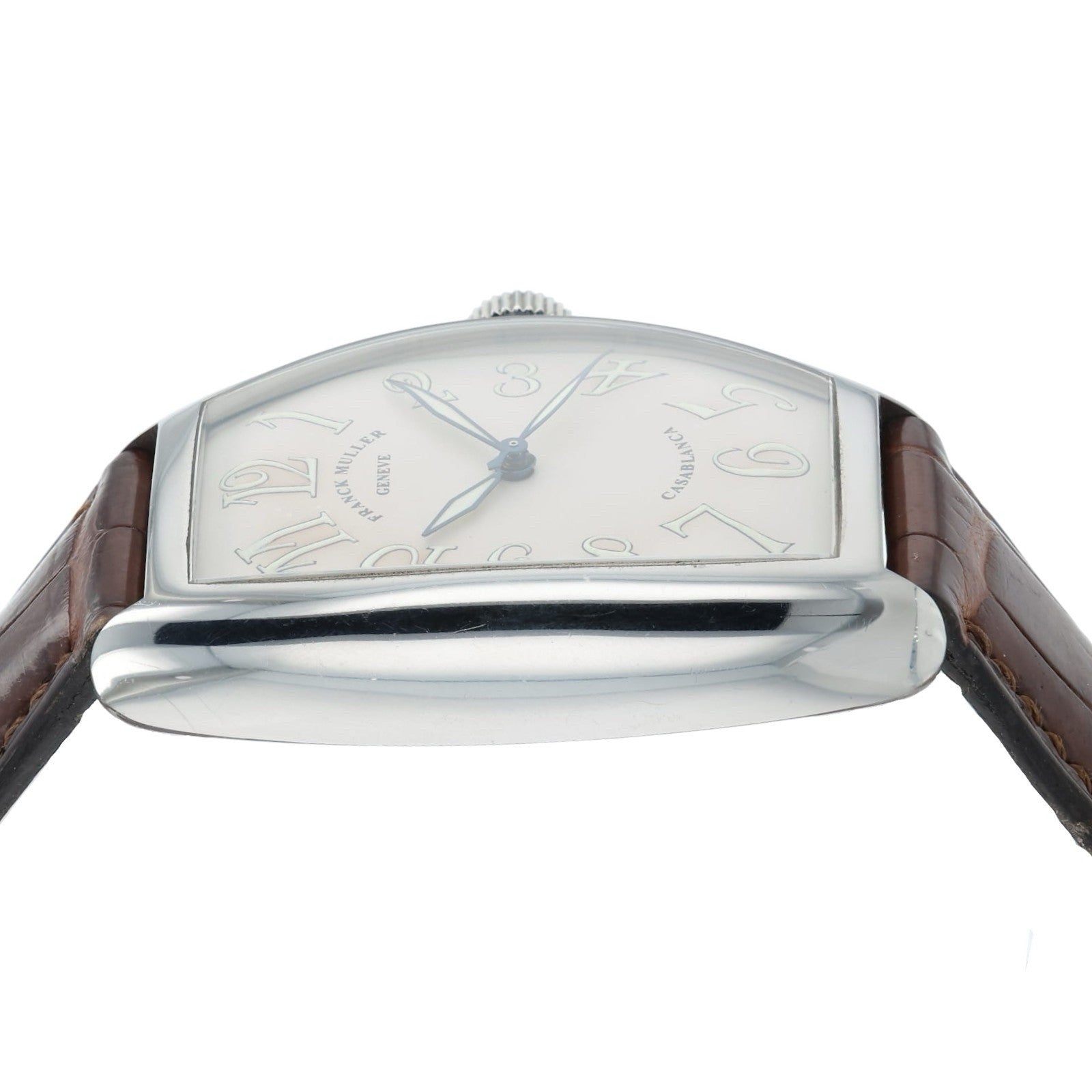 Franck Muller Casablanca Silver Dial Steel 32mm Automatic Men’s Watch 5850