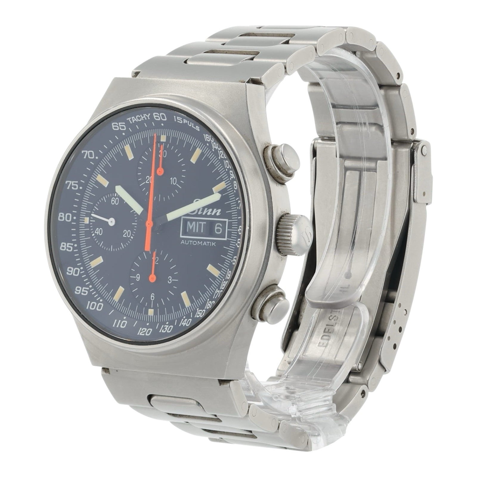 Sinn 144 ST SA Black Dial Stainless Steel 41mm Automatic Men’s Watch 144