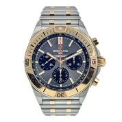 Breitling Chronometer 42 Gold & Steel Gray Dial 42mm Automatic Mens Watch UB0134