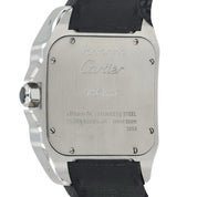 Cartier Santos Silver Dial Stainless Steel 38mm Automatic Men’s Watch W20076X8