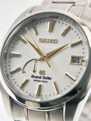 Grand Seiko Spring Drive Titanium Snowflake Dial 41mm Automatic Men’s SBGA059