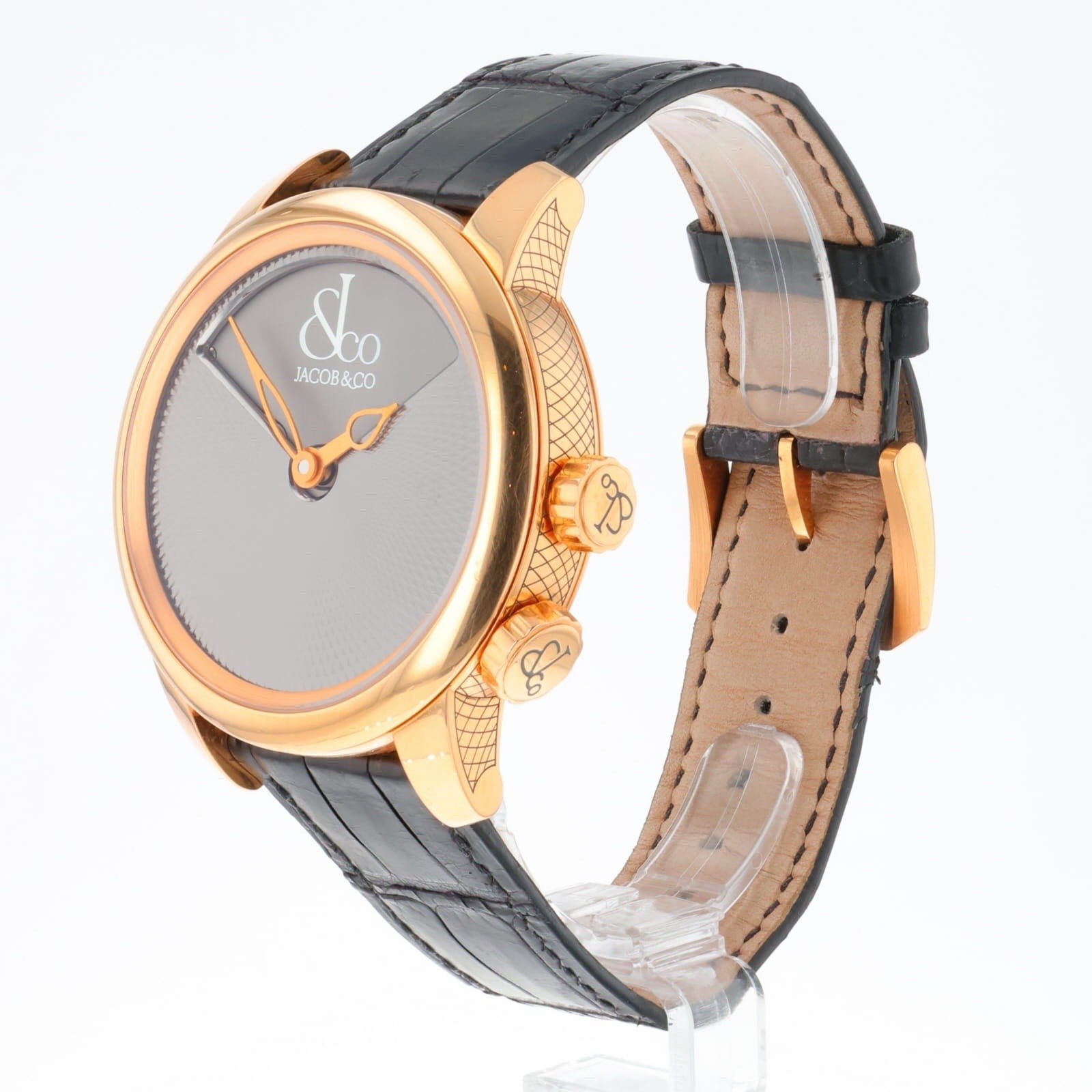 Jacob & Co. Caligula 18k Rose Gold Grey & Multicolor Dial 45mm Automatic Mens