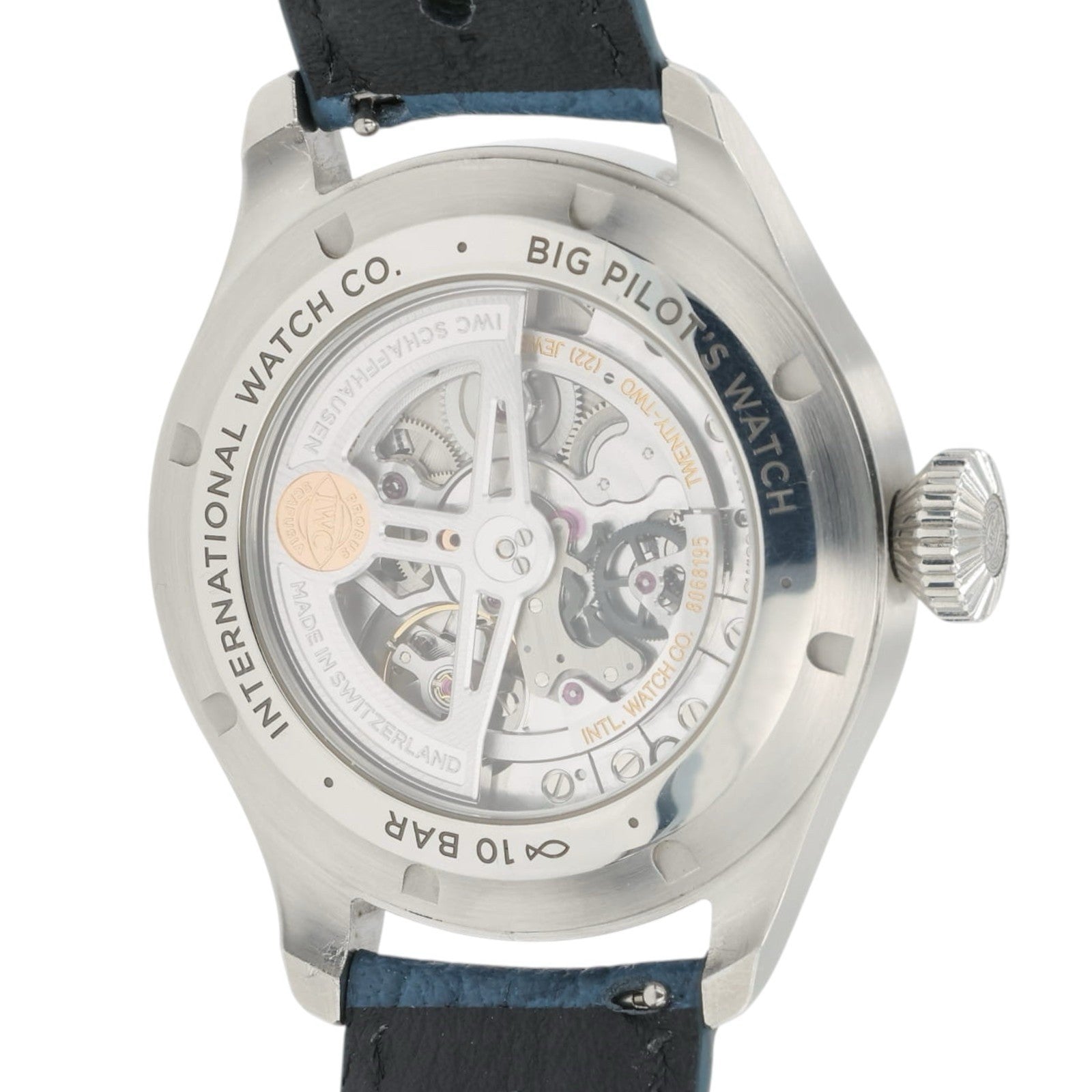 IWC Pilot Big Crown Blue Dial Stainless Steel 43mm Automatic Mens Watch IW329303
