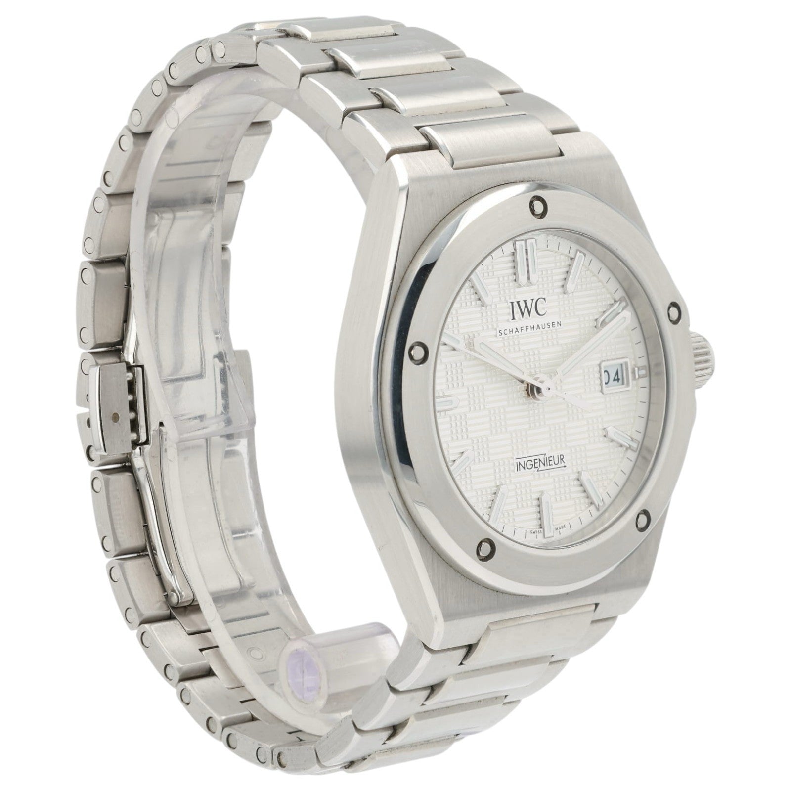 IWC Ingenieur Date White Dial Steel 40mm Automatic Men’s Watch IW328902