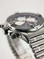 Breitling Chronomat Stainless Steel Black Dial 44mm Automatic Men’s Watch AB0136