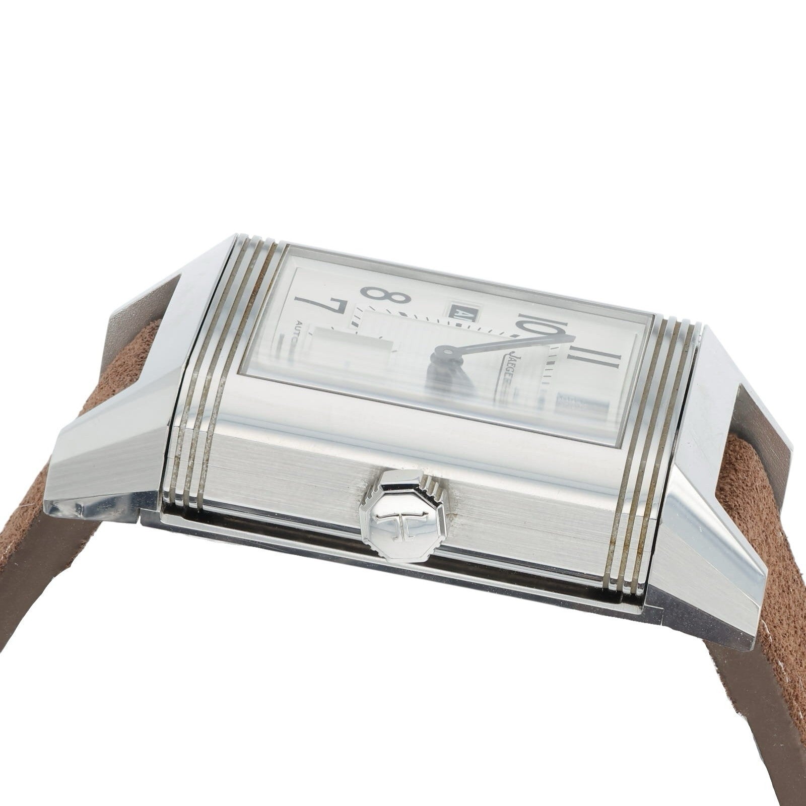 Jaeger-LeCoultre Reverso Squadra Steel Silver Dial 50x34mm Auto Mens Q7008420