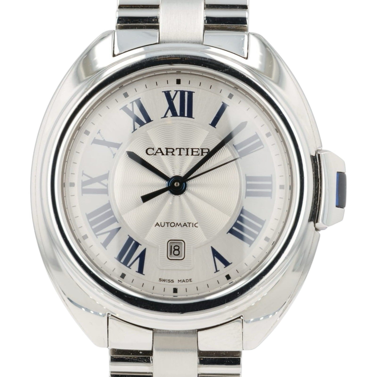 Cartier Cle de Cartier Silver Dial Steel 31mm Automatic Womens Watch WSCL0005