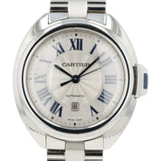 Cartier Cle de Cartier Silver Dial Steel 31mm Automatic Womens Watch WSCL0005