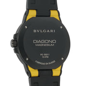 Bvlgari Diagono Magnesium Yellow Dial Steel 41mm Automatic Men’s Watch DG 41 SMC