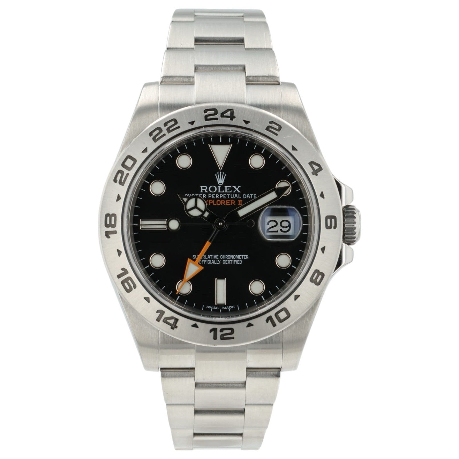 Rolex Explorer II Black Dial Stainless Steel 42mm Automatic Men’s Watch 216570