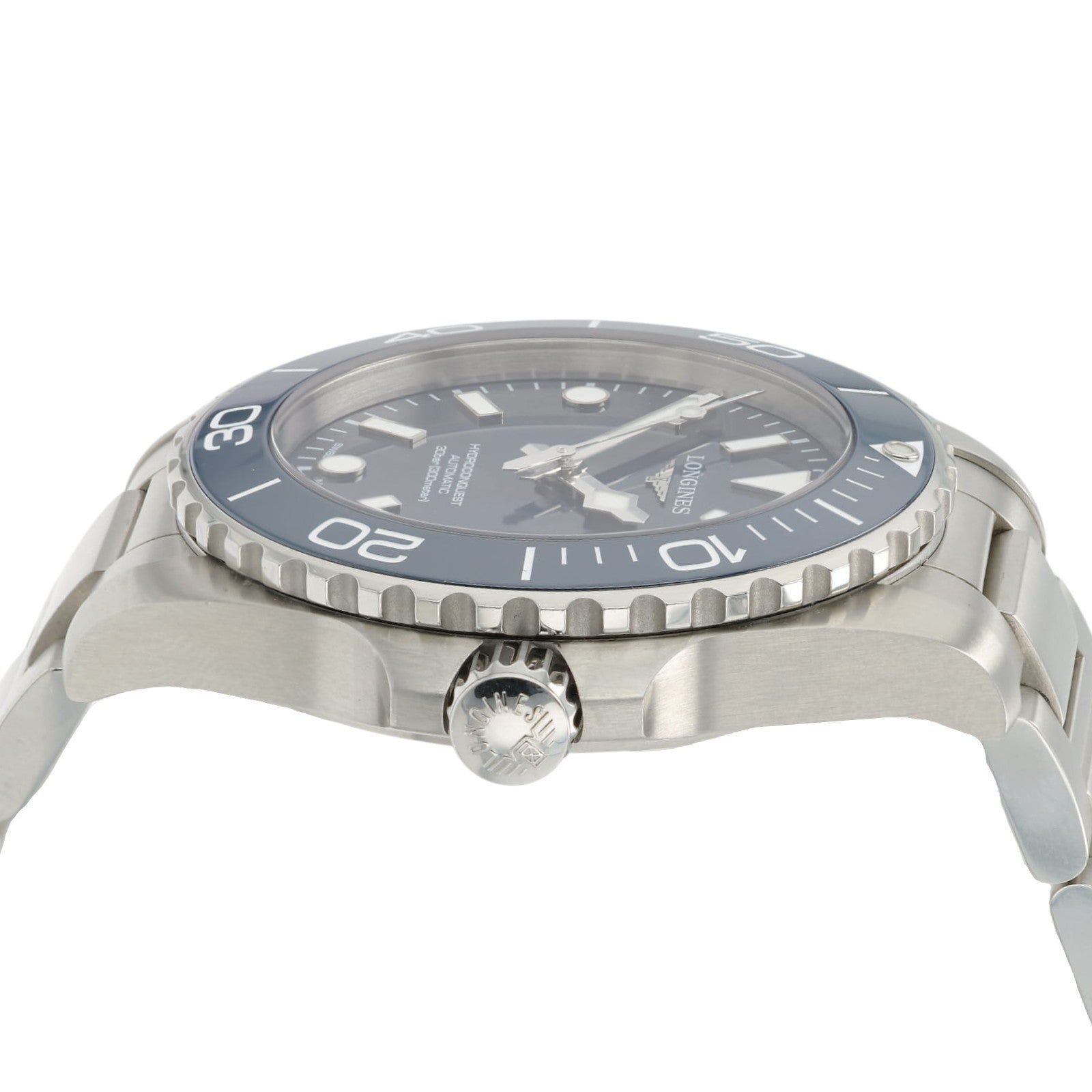 Longines Hydroconquest Blue Dial Stainless Steel 39mm Automatic Mens L3.779.4