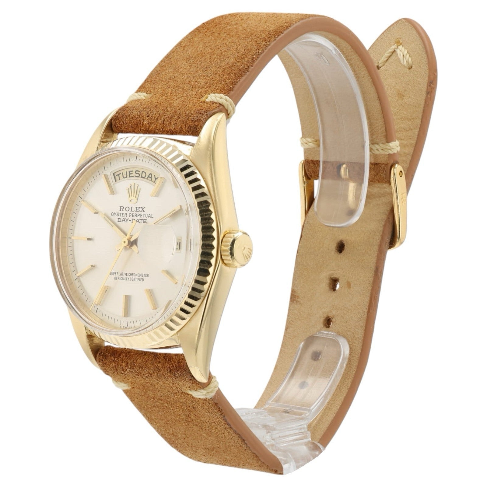 Rolex Day-Date Champagne Dial 18k Yellow Gold 36mm Automatic Men’s Watch 1803