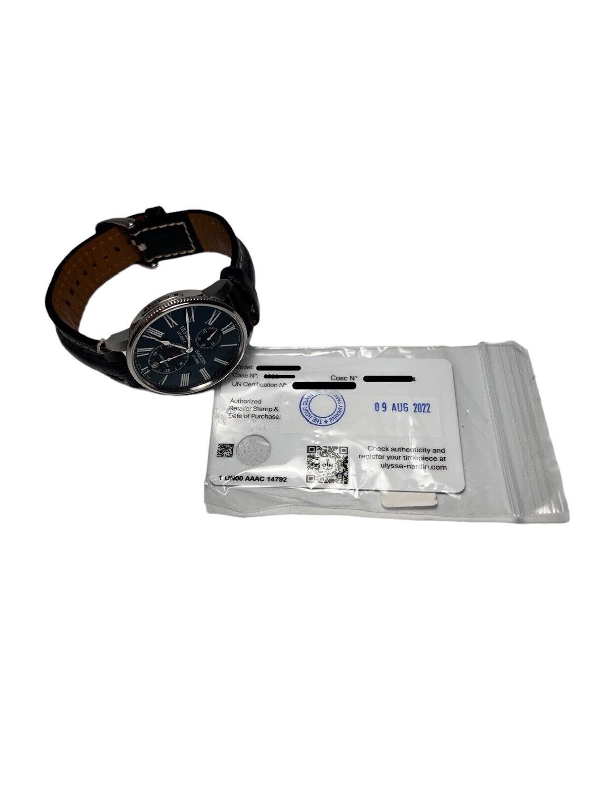 Ulysse Nardin Marine Blue Dial Torpilleur 42mm 1183-310 Men’s Automatic Watch