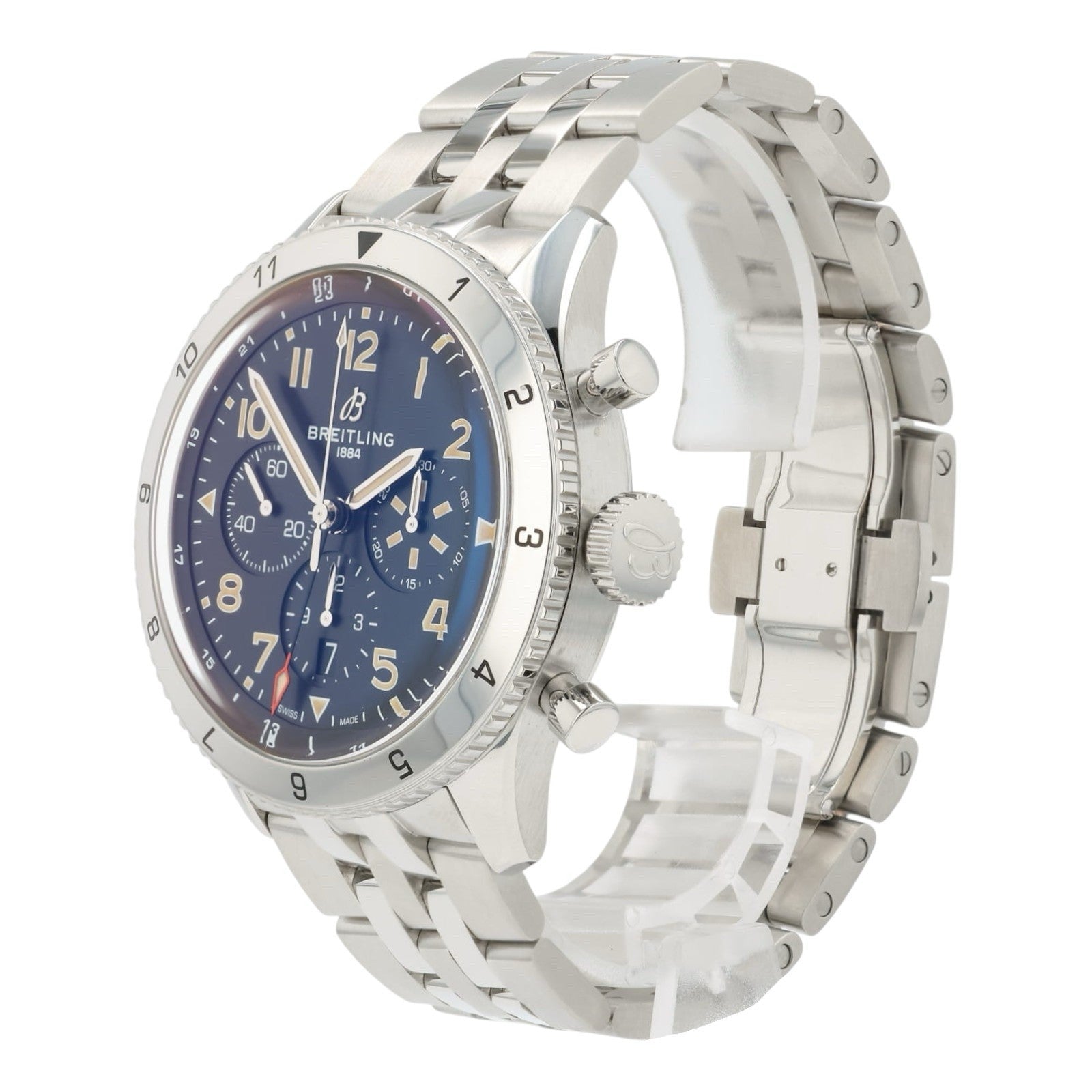 Breitling Super AVI P-51 Mustang Black Dial Steel 46mm Automatic Men’s AB0445