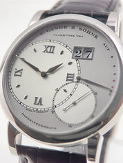 A.Lange Sohne Grand Lange 1 Platinum 42mm Manual Wind Men’s Watch 115.025