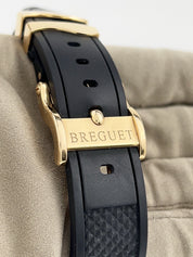 Breguet Marine 18k Gold Big Date 39mm Automatic Watch 5817BE/Z2/5V8 - Full Set