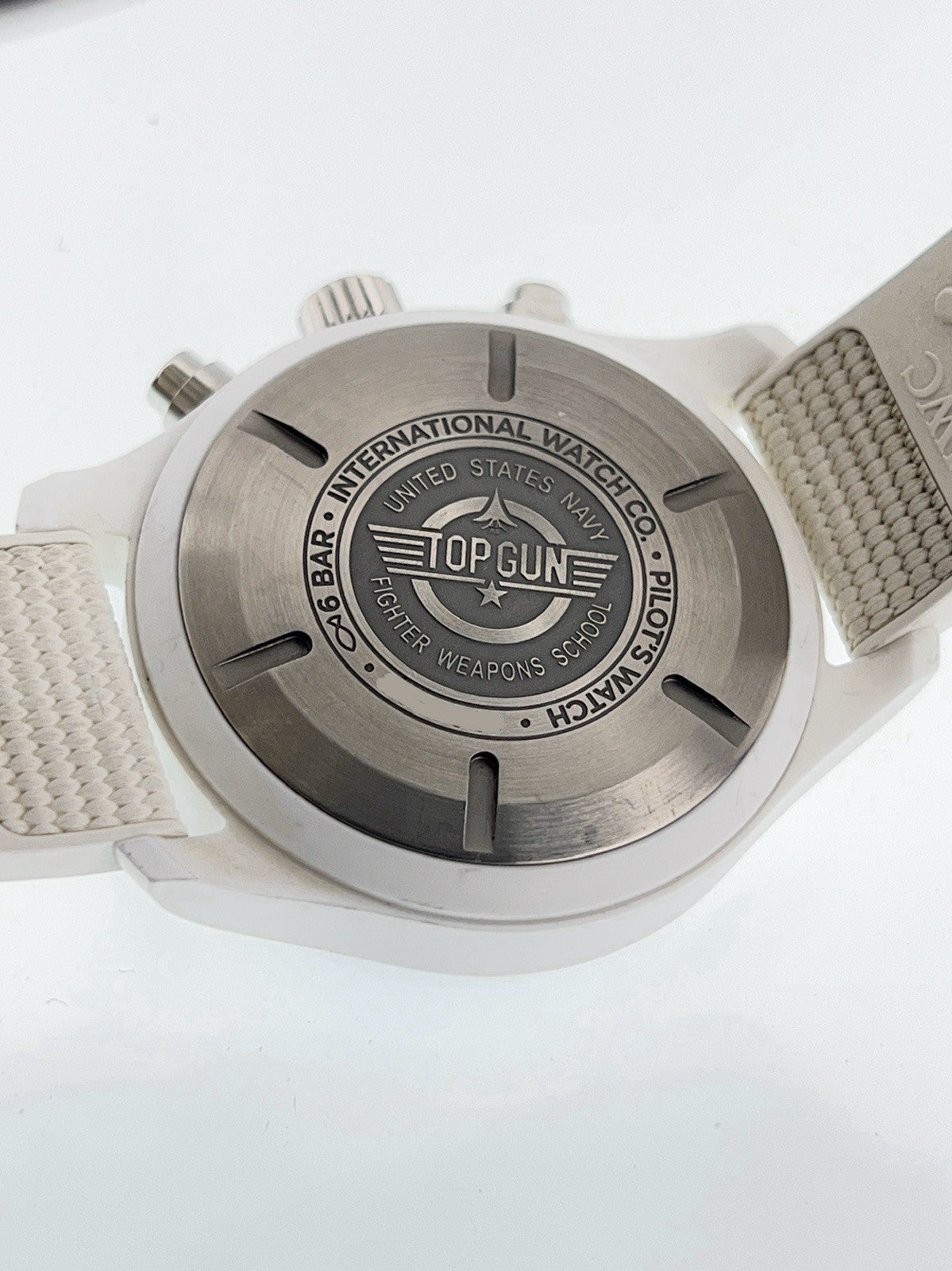 IWC Pilot Top Gun Chronograph Black Dial "Lake Tahoe" White Ceramic 44mm Watch