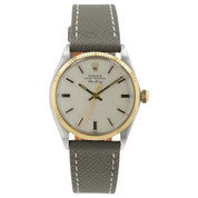 Rolex Air King Silver Dial Gold & Steel 34mm Automatic Movement Mens Watch 5501