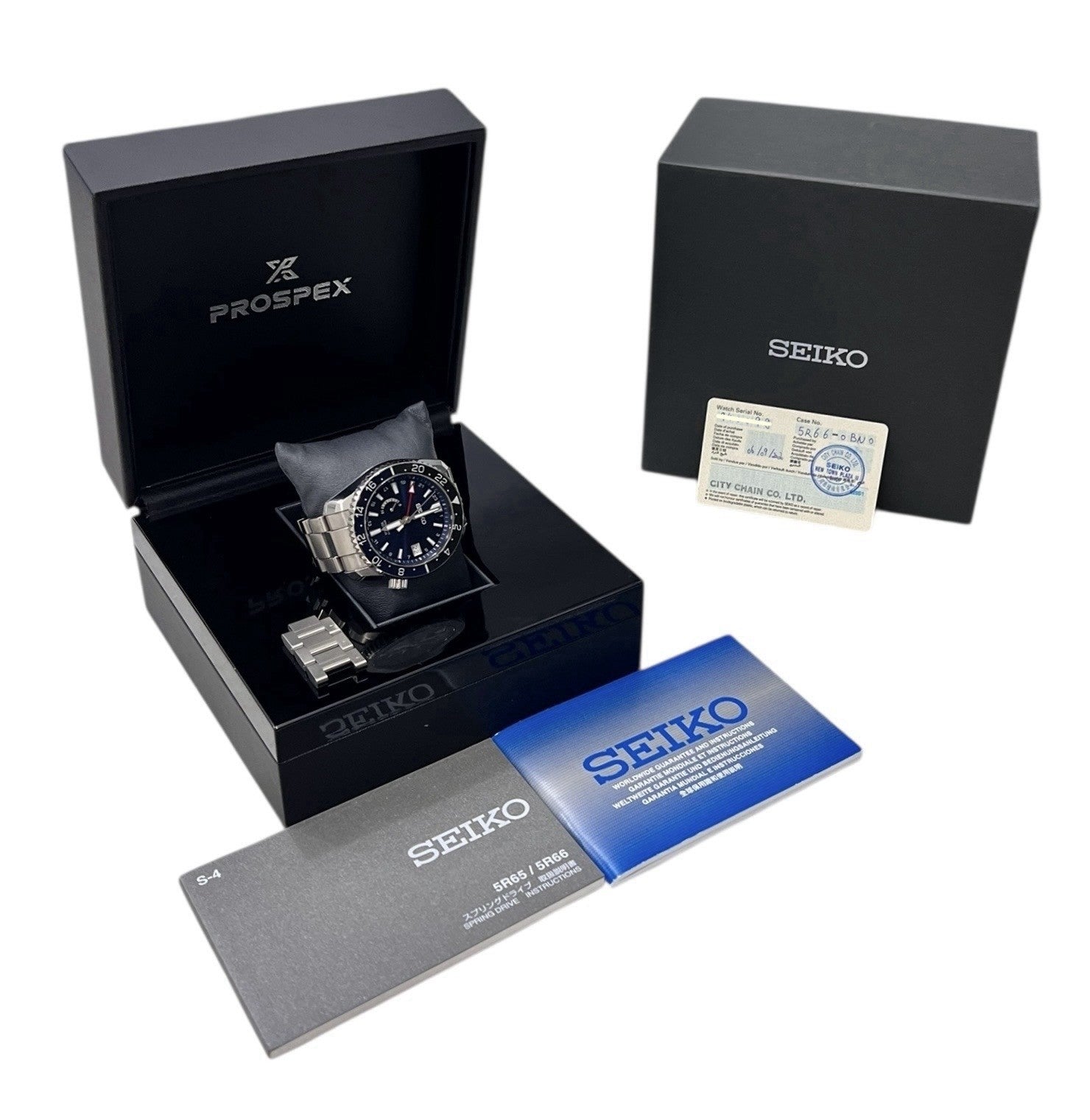 Titanium Blue Seiko Prospex LX GMT Spring Drive SNR033