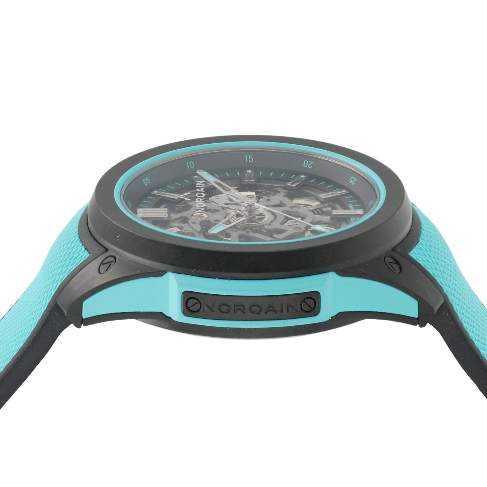 Norqain Wild One Blue Skeleton Dial Carbon 42mm Automatic Men's Watch NNQ3000
