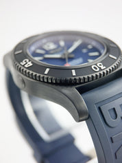 Breitling Superocean Stainless Steel Blue Dial 46mm Automatic Mens Watch M17368