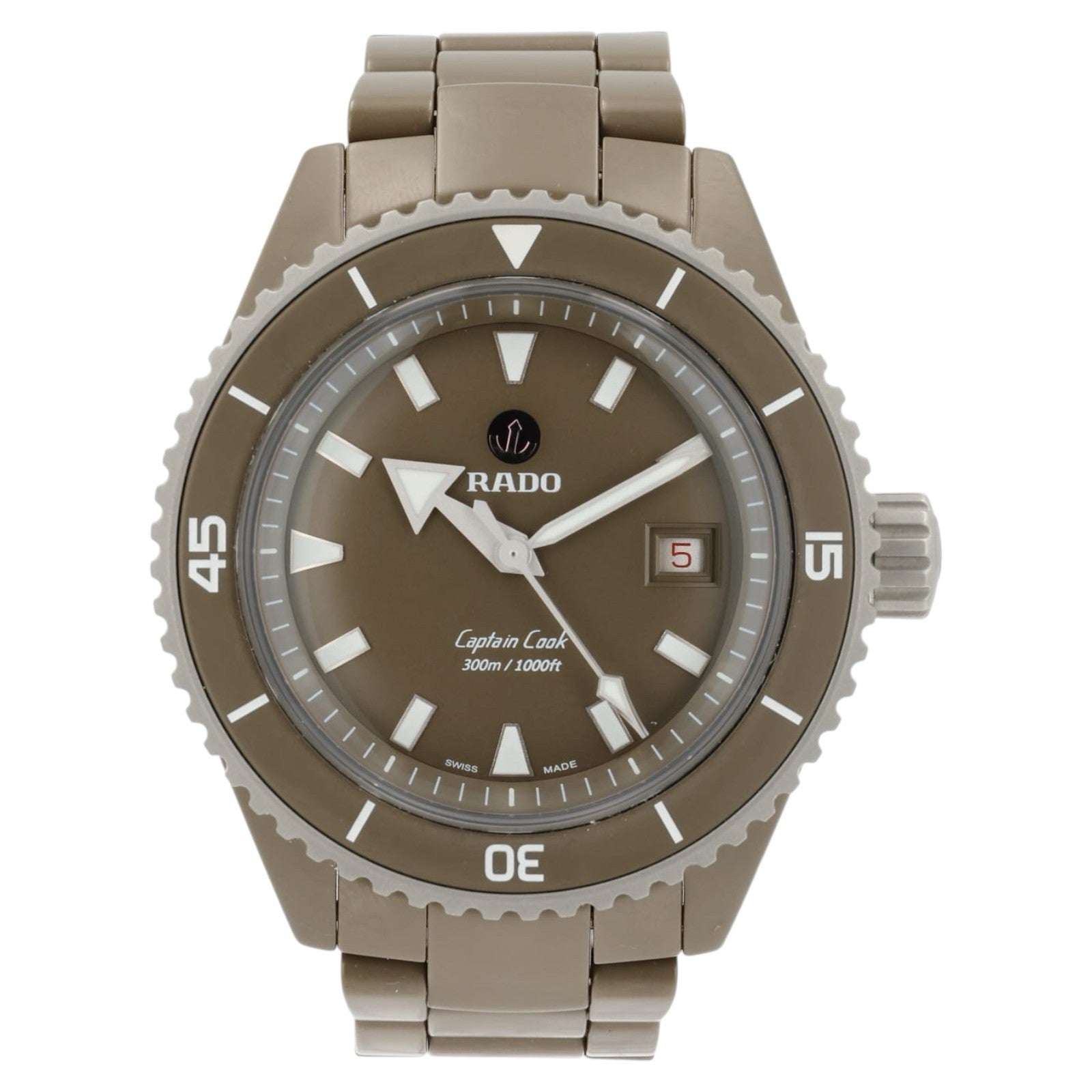 Rado Captain Cook Ceramic 43mm Automatic Movement Men’s Watch 763.6130.3